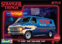 Revell 14578 – 1/25 1977 GMC WSQK Squawk Van “Stranger Things” Plastic Model Kit