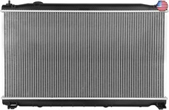 DNA Motoring OEM-RA-13403 1-Row Aluminum Core Radiator Compatible with 14-17
