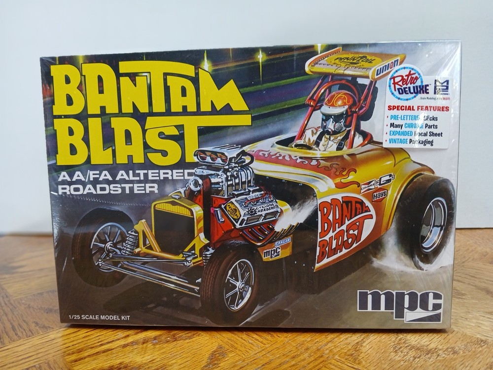 MPC Bantam Blast AA/FA Altered Roadster Drag Model Kit MPC993 – Factory Sealed