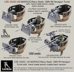 Live Resin 1/35 LRE-35293 US MARSOC/Navy Seals GMV-M Six Grain Turret (3)