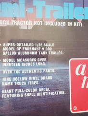 AMT 1:25 Shell Fruehauf Tanker Semi-Trailer Model Kit 918/06 SEALED