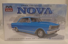 Moebius 1965 Chevrolet Chevy II Nova Resto Mod 1:25 scale model car kit 2323 FS