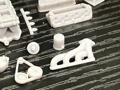 1/25 Ford Windsor Tunnel Ram Engine 12k 3D Printed