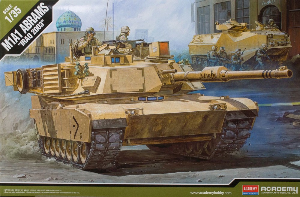 Academy 13202 M1A1 Abrams Iraq 2003 1/35 Scale Model Kit