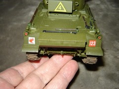 Built Tank w/Driver Long Barrel 6-1/2 inches long Well Built & Painted Ex Cond