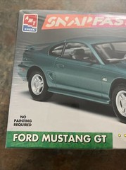 Ford Mustang GT SnapFast Plus AMT 1:25 Model Kit # 6784 ~ Sealed Box