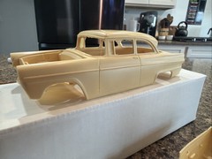 STAR MODELS RESIN 1955 FORD CUSTOMLINE 2 DOOR RESIN KIT! CIRCA 2000’s! VMCP!