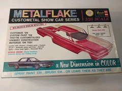 Vtg model Kit Original Revell Metal Flake 1962 Dodge Dart Unbuilt in Box Sealed