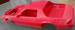 1983 Camaro Z-28 Plastic Model Kit 1:25 AMT 6561 Partly Assembled