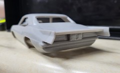 1/24 scale resin 3d printed Outlaw 1969 Camaro drag body model slot car