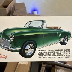 🚨AMT 1951💙Chevy Bel Air🔥Convertible 2N1 Classic🇺🇸1/25 Model Vintage