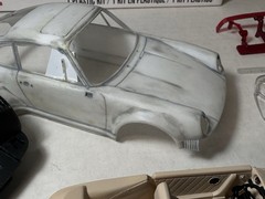 Revell Porsche 911 Turbo 1:24 Model Kit #85-4330 2014 (STARTED / COMPLETE)