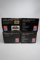 (4) AMT Ertl 1/25 Corvette Dealer Promo 1995 1997 Sting Ray III Pace Car B21