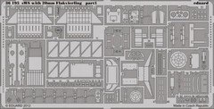 Photo-Etched set for 1/35 sWS with 20mm Flakvierling for Great Wall Hobby kit