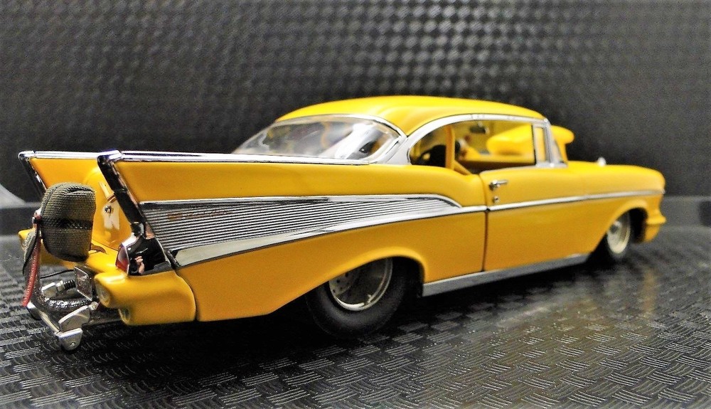 Hot Rod 57 Chevy Dragster Drag Race Car RARE Classic Chevrolet Built Model 55