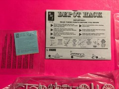 1923 T DEPOT HACK TRUCK MODEL KIT AMT ERTL 1/25 SCALE NEW IN OPEN BOX COOL LOOK!