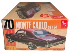 AMT 1970 Monte Carlo SS 454 Model Car Kit #928, Sealed (B207)