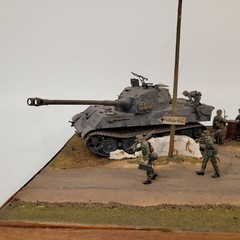 1/35 WWII German Tanks France Time Out Soldiers Museum Quality Diorama Built
