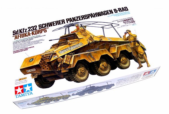 TAMIYA Military Model 1/35 Sd.Kfz.232 Schwerer Panzerspahwagen 8-Rad Hobby 35297