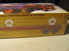 AMT Fruehauf Flat Bed Trailer Sealed packaging. 1/25. 12up
