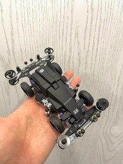 Tamiya 18074 Raikou Emperor S2 Chassis Mini 4WD Matte Black Modified Racer