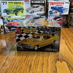 AMT 1967 CHEVELLE PRO STREET MODEL CAR KIT plastic hobby 1:25 Scale AMT876