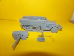 T12 Motor Gun Carriage Model (1:100 to 1:48 scales)