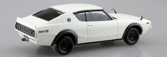 AOSHIMA 1/32 The Snap Kit Series Nissan C110 Skyline GT-R White Color Coded Plas