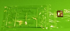 1947 Chevy Moebius Galaxie 1/25 Glass Windshield Head Lamps Taillights Amber