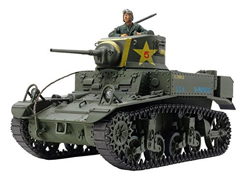 Tamiya 1/35 No. 360 American Light Tank M3 Stuart Late Model Plastic Model 35360