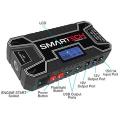Power Kit TECH-5000P Vehicle Jump Starter and Power Bank with Accessories + Air