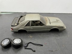 C6 MPC Ford Mustang SVO FOX BODY built Vintage Car model 1/25 McM.