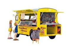 EBBRO 1/24 Model Kit Citroen Hvan Crepe mobile type with figure from Japan 1469