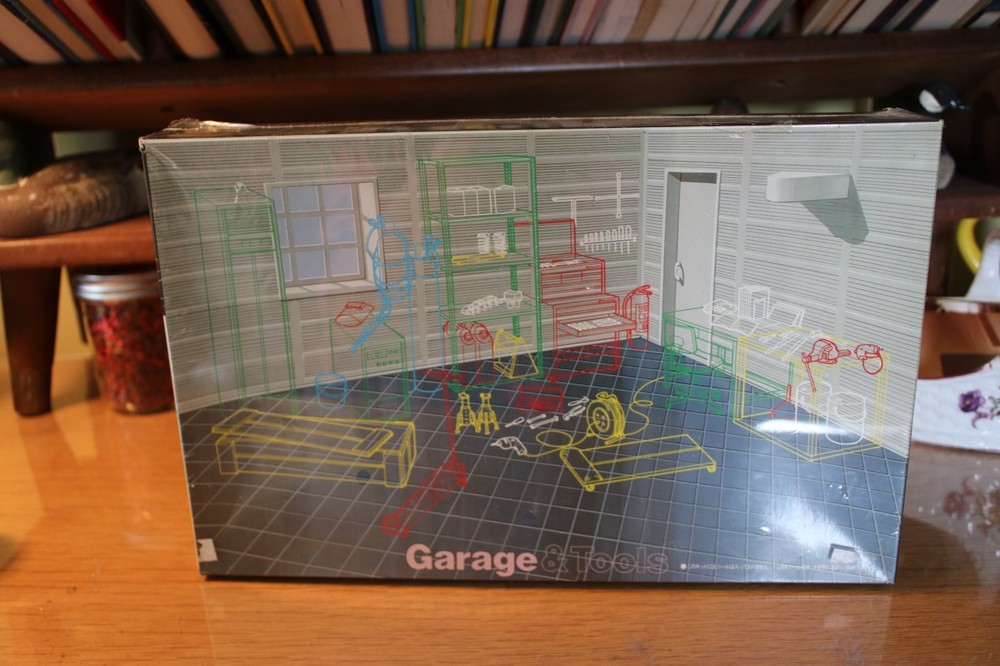 Fujimi 1/24 Garage Tools Model Kit NOS 1987 Japan Diorama Set Sealed