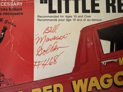 Lindberg Little Red Wagon Kit 72158 Signed By Bill Golden Opened Box