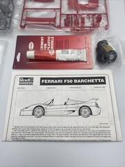FERRARI F50 BARCHETTA Revell Sports Car Model Scale 1:24 Open Box Sealed Parts