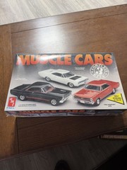AMT Muscle Cars 3 Complete Kits 1/25. Factory Sealed Box! 1992 Issue!