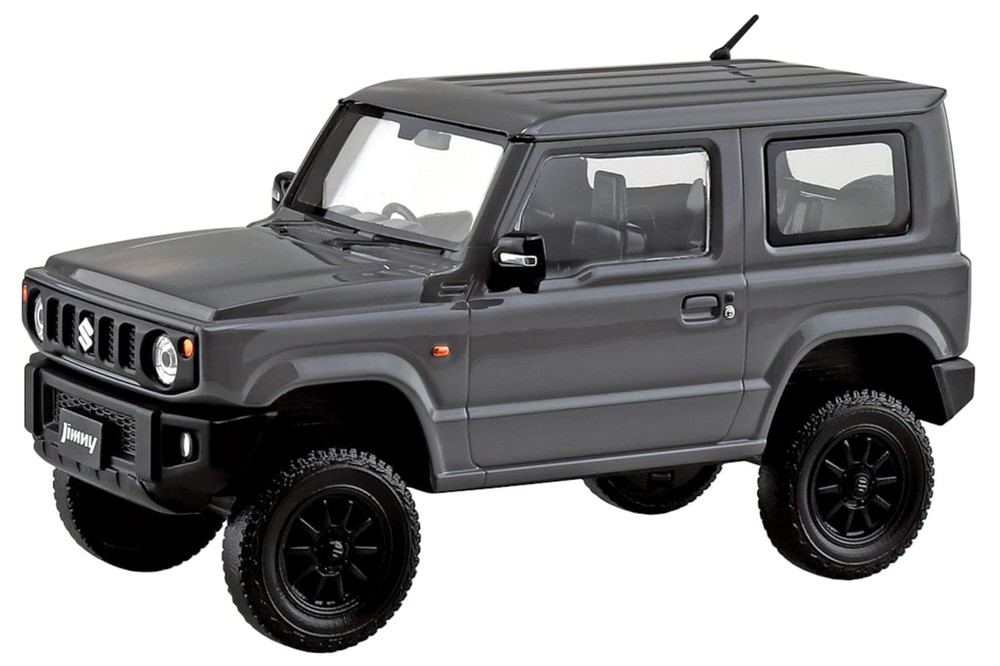 AOSHIMA 1/32 The Snap Kit Series Suzuki Jimny Custom Wheel (Medium Gray) Color-c