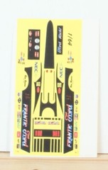 Model kit Decal Sheet Frantic Ford unused P1