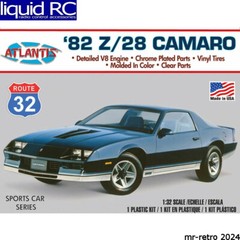 Atlantis Models M2004 1982 Camaro Z28 Route 32 1:32 Scale Plastic Model Kit