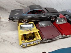Model Junkyard/parts Plastic Muscle Car Lot Of 18 Ford,chevy,62,63,64,56,58 Che