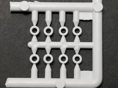1977 Chevy Monte Carlo WHEEL SPACERS from Salvinos JR 1:25 Model Kit