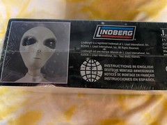 Lindberg Alien Extraterrestrial Model Kit Factory Sealed New Old Stock 7-3/4 in