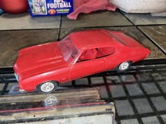 Rare AMT 1972 Chevy Chevelle Red Dealer Plastic PROMO MODEL Car 1/25