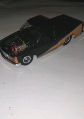 Custom Built Chevy C1500 Pro Street Pickup Model -Custom Painted And Detailed
