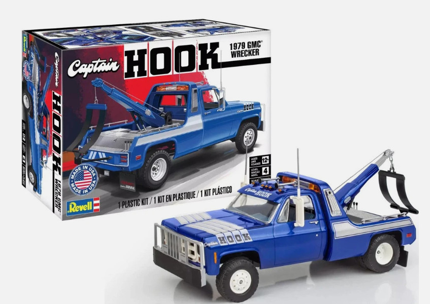 NEW! Revell Captain Hook 1979 GMC Wrecker 1/25 14590 ‘SEALED’ (104)