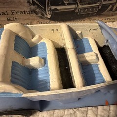 Hubley 1/24 Scale Original Issue Rolls Royce Built Kit Needs Work