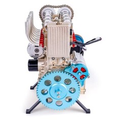SKILL 4 MODEL KIT 4-CYLINDER DIECAST ENGINE BY MOTOR CITY CLASSICS 99001