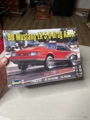 Revell 85-4195 1990 Ford Mustang LX 5.0 Drag Racer KIT 1/25 McM FS