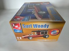 AMT Ertl Surf Woody 1:25 Scale Model Kit Partially Assembled Custom Rod